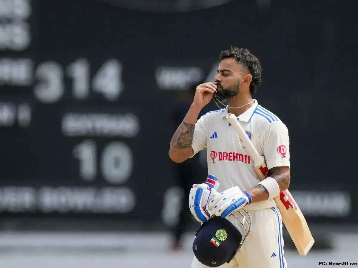 Virat Kohli 2nd test day 2