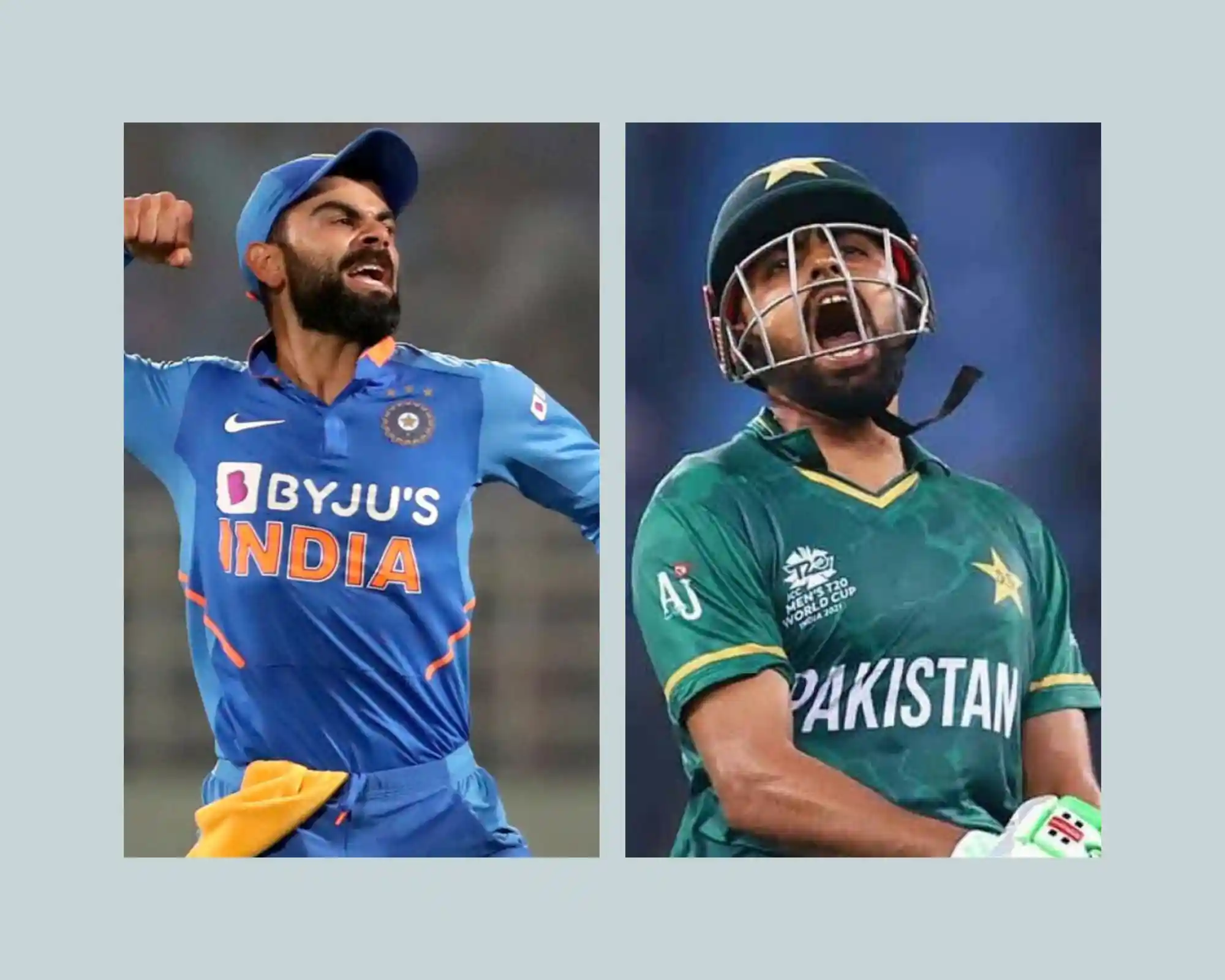 Virat Kohli and Babar Azam