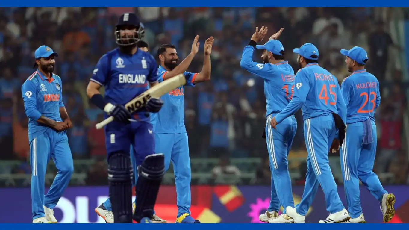 India victory over England
