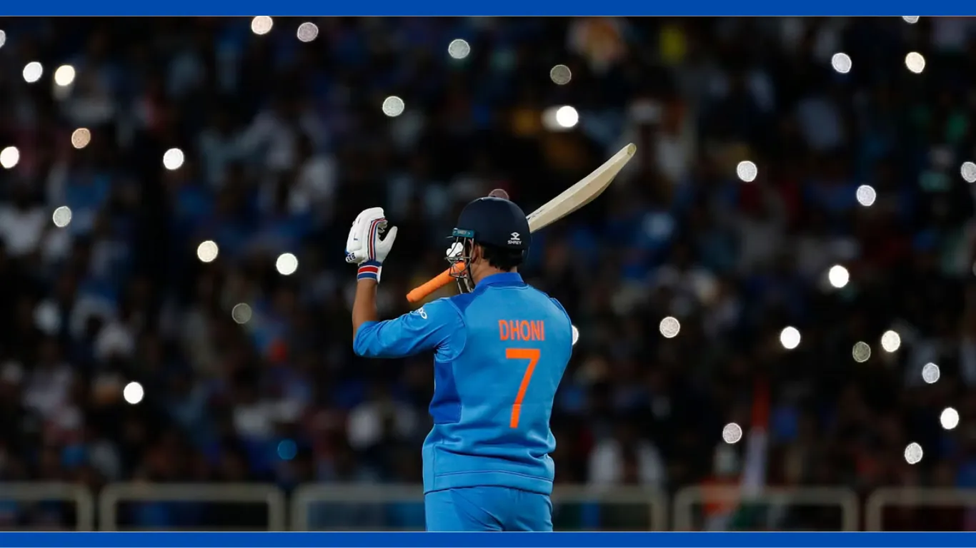 MS Dhoni Jersey BCCI