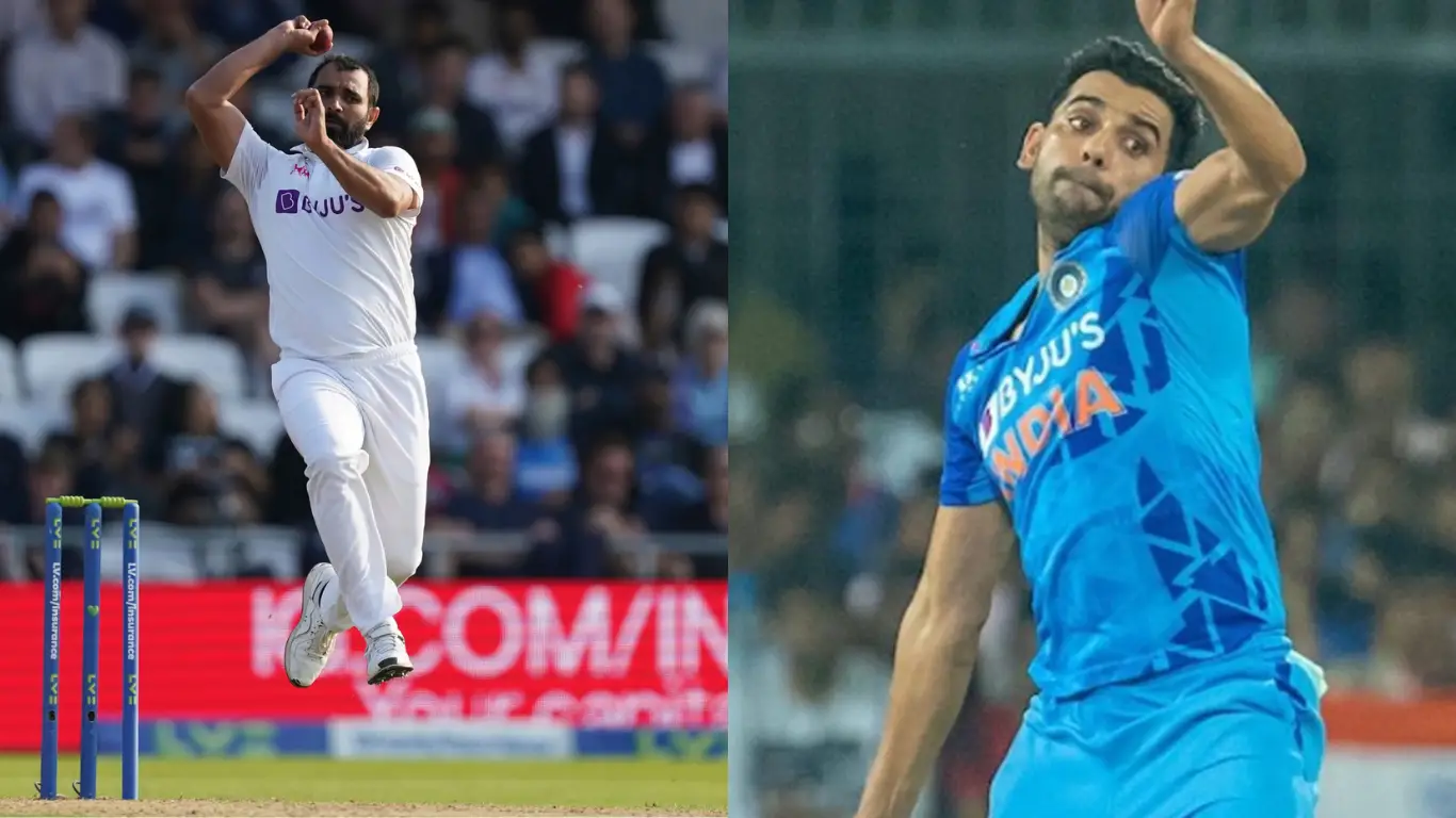 Mohammad Shami and Deepak Chahar