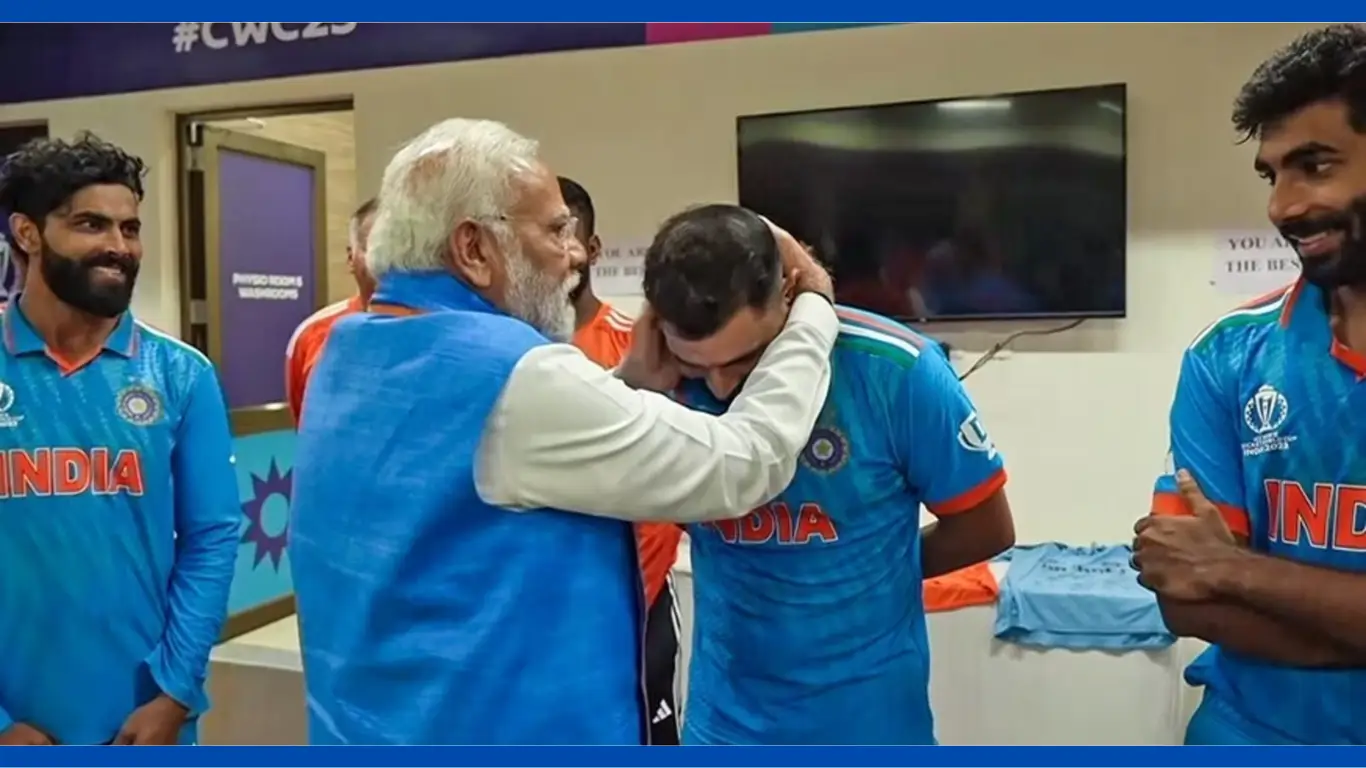 Mohammad Shami and PM Modi