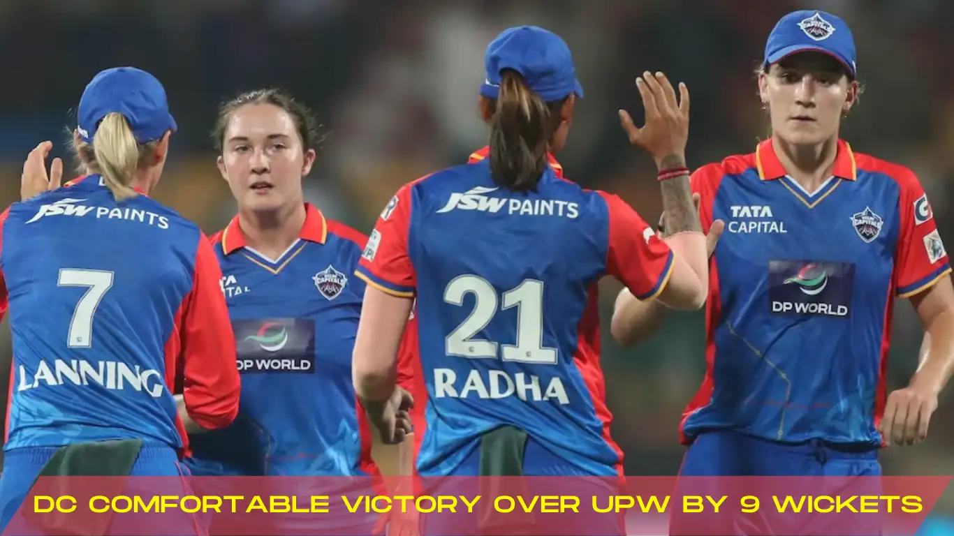 DC won over UPW in WPL by 9 wickets