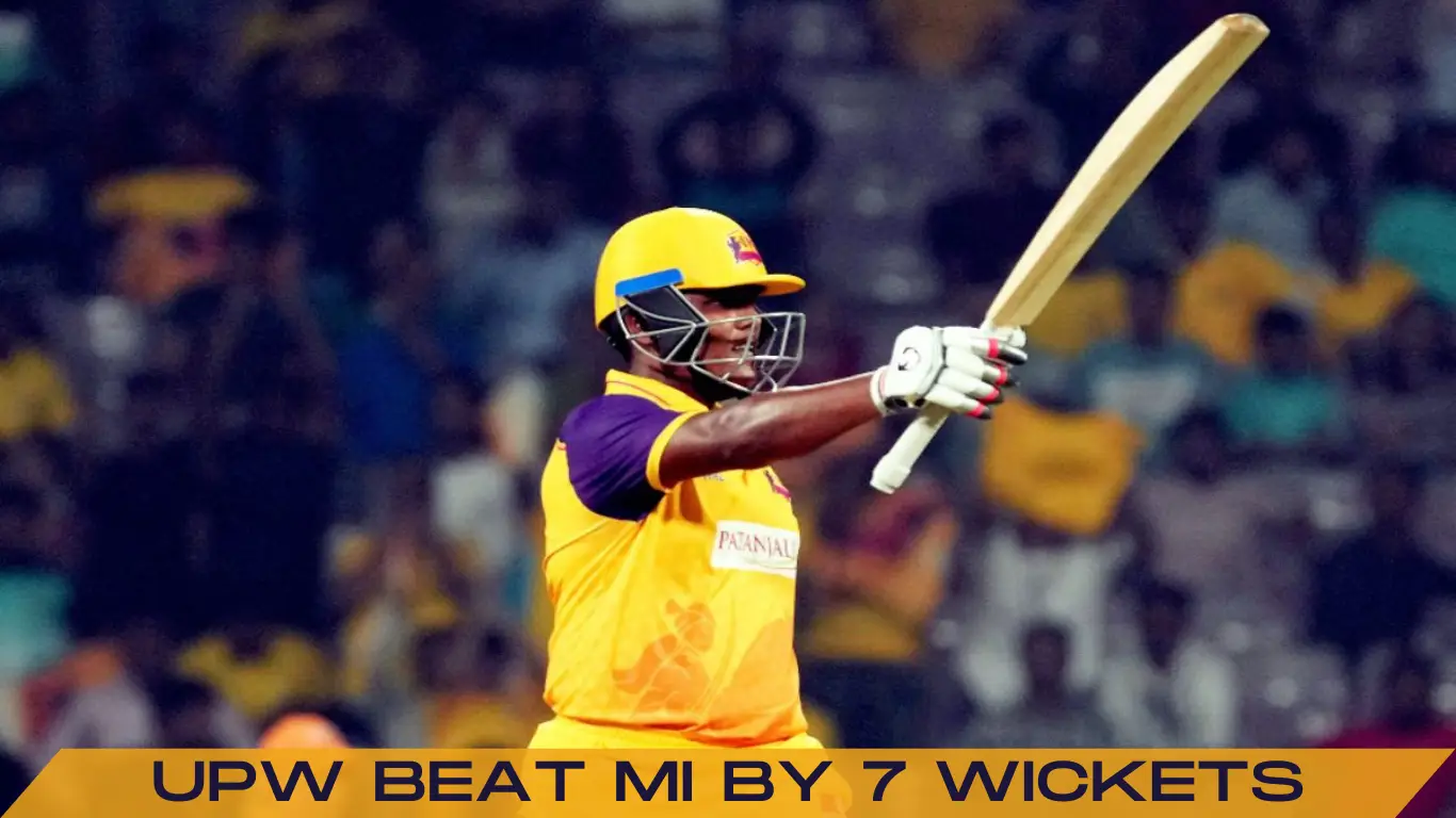 Kiran Navgire UPW beat MI by 7 wickets