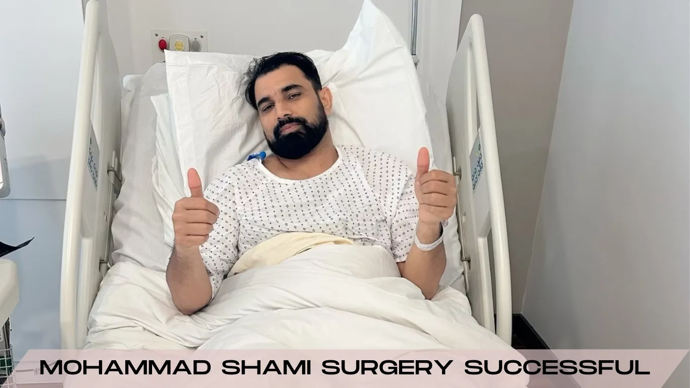 Mohammad shami surgery successful