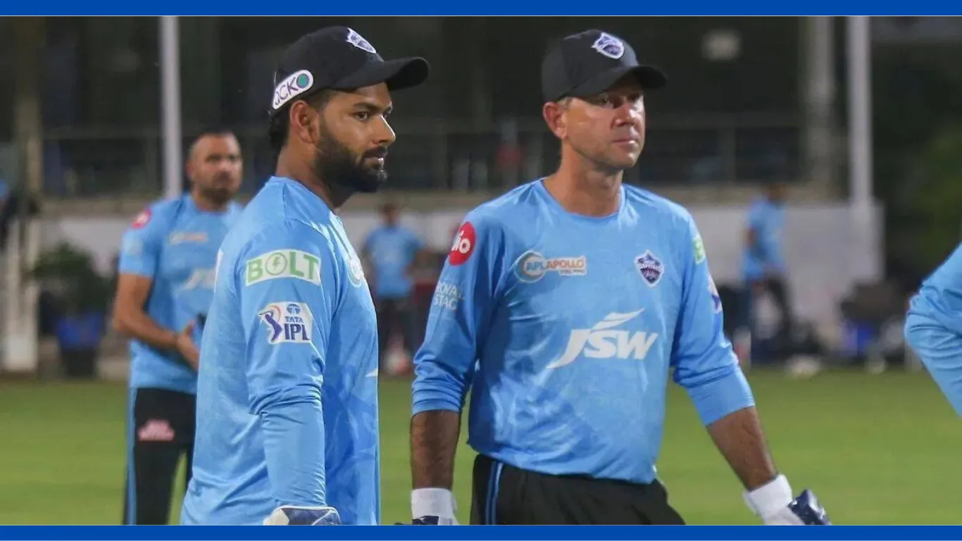 Ricky Ponting and Rishabh Pant