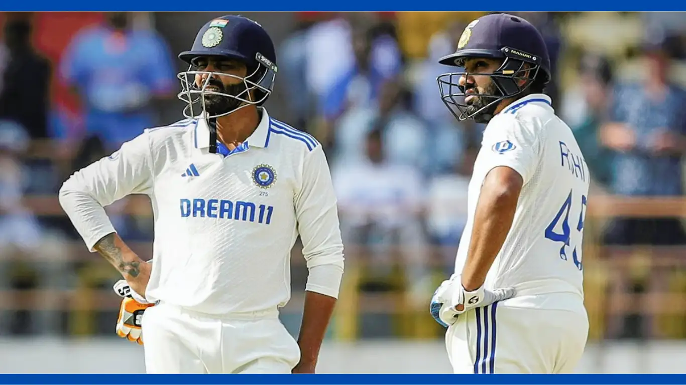 Rohit and jadeja 3rd test day 1 against England