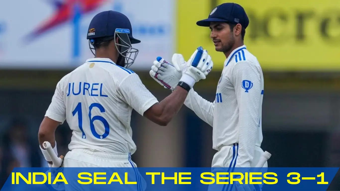 Shubman Gill and Dhruv Jurel India won in the 4th Test
