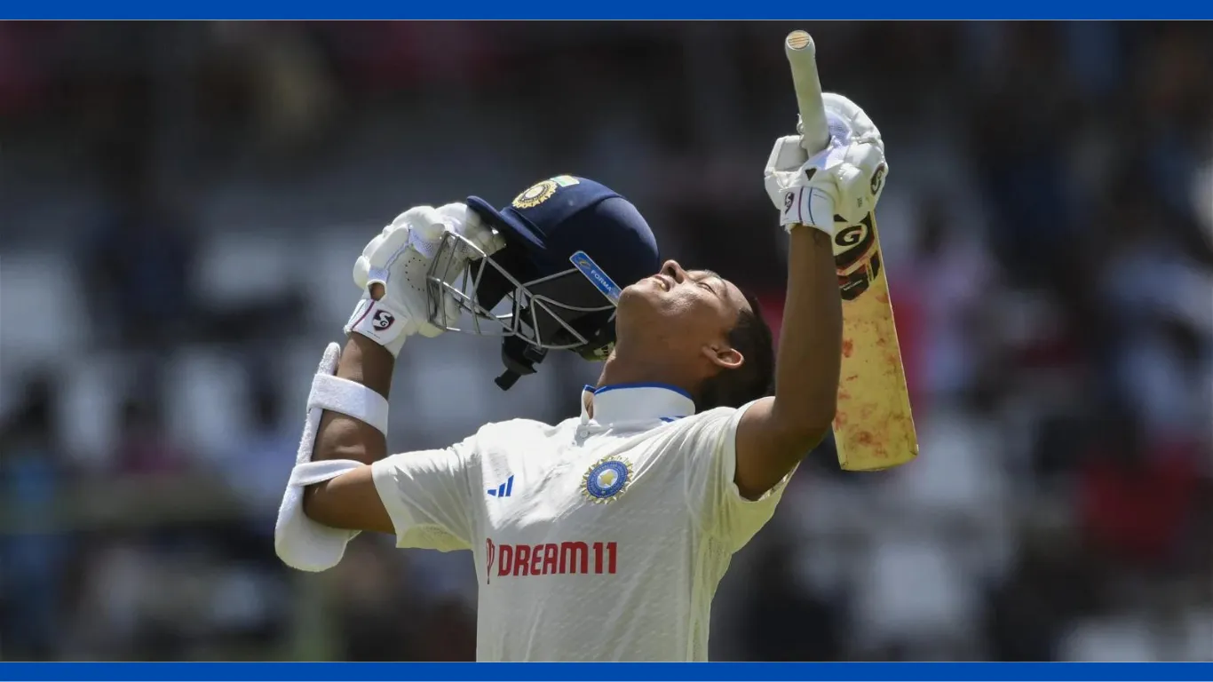 Yashasvi Jaiswal against England 2nd Test day 1