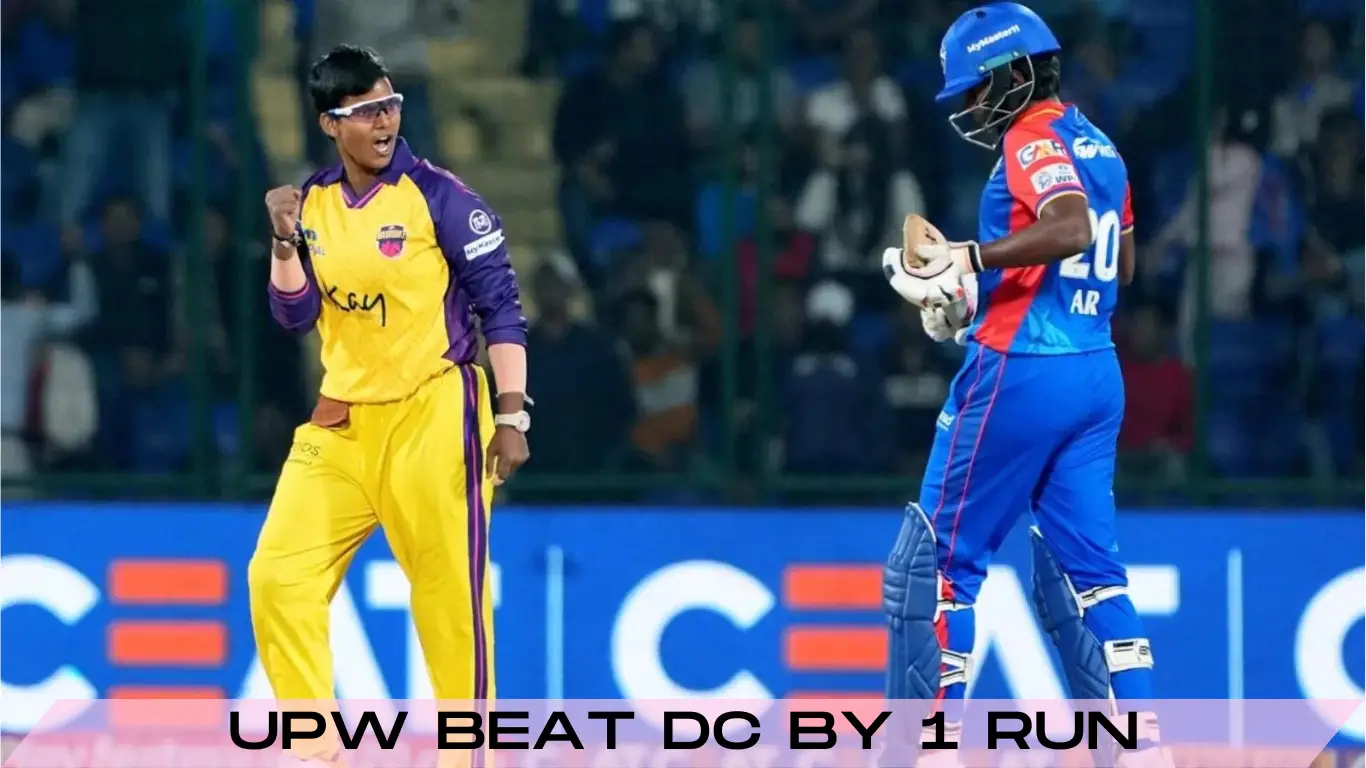 Deepti Sharma UPW beat DC by 1 run