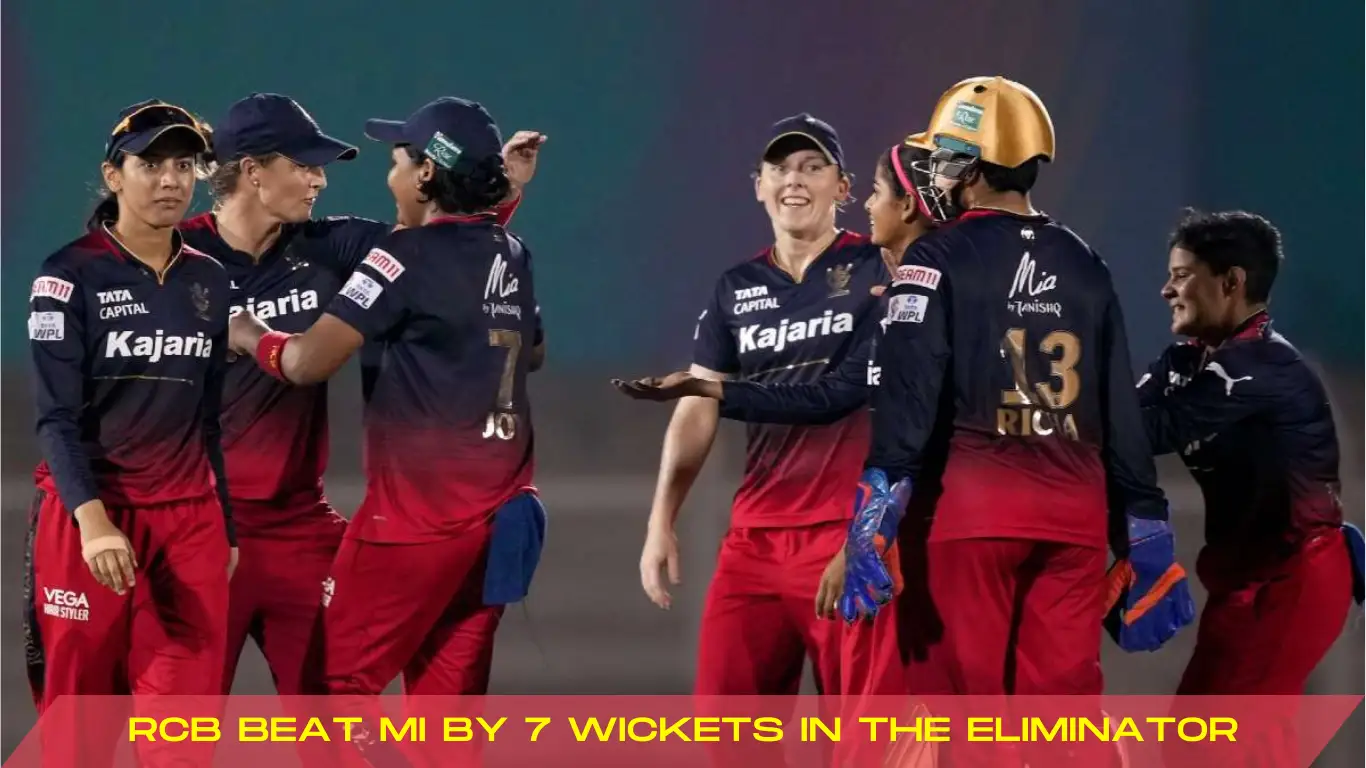 Ellyse perry rcb beat mi by 7 wickets in the eliminator