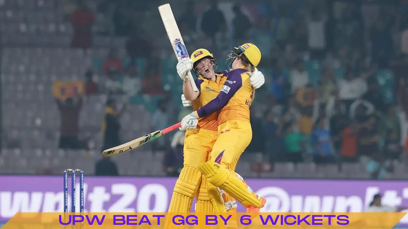 Grace Harris UPW beat GG by 6 wickets