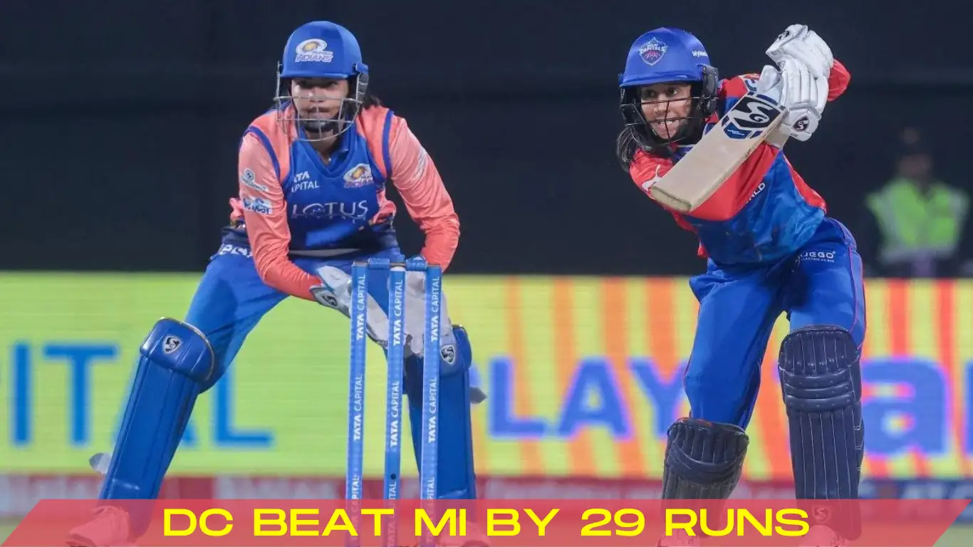 Jemimah Rodrigues dc beat mi by 29 runs