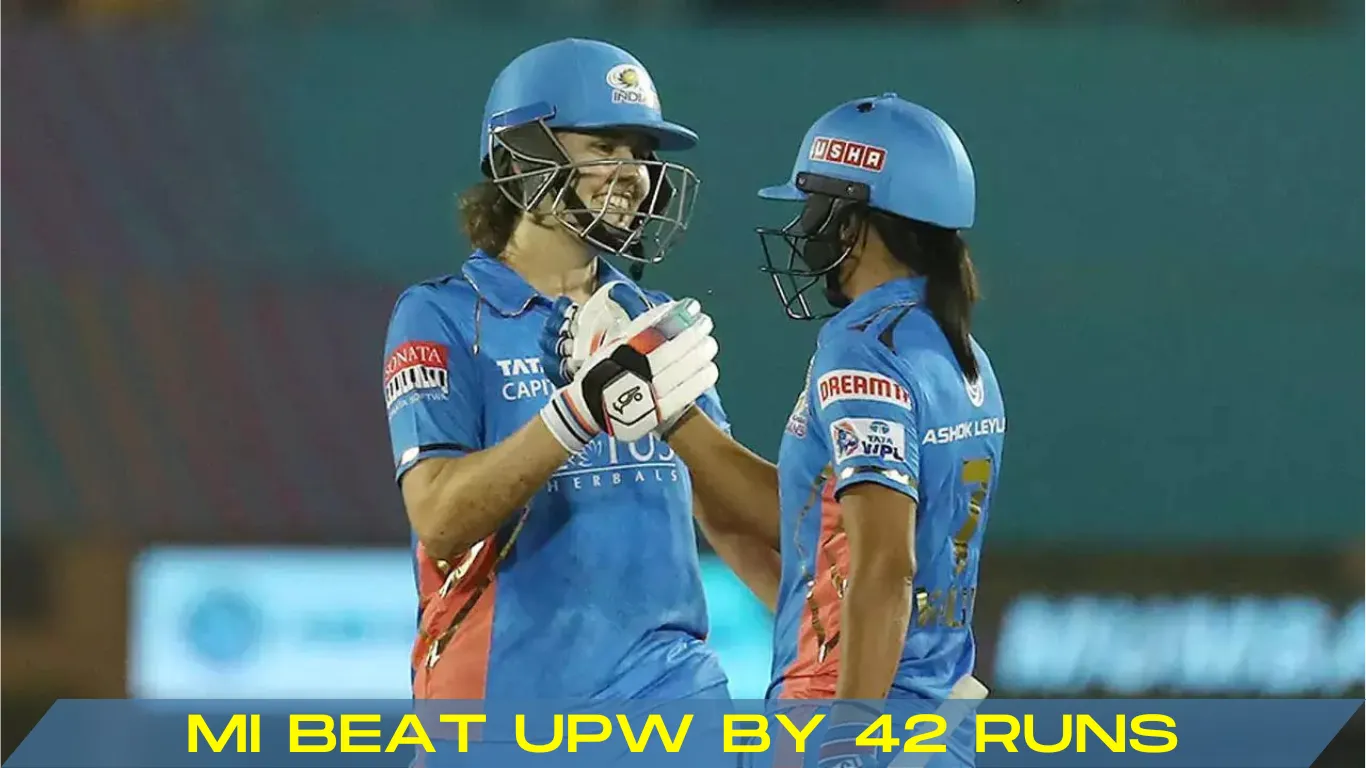 Nat Sciver-Brunt mi beat upw by 42 runs
