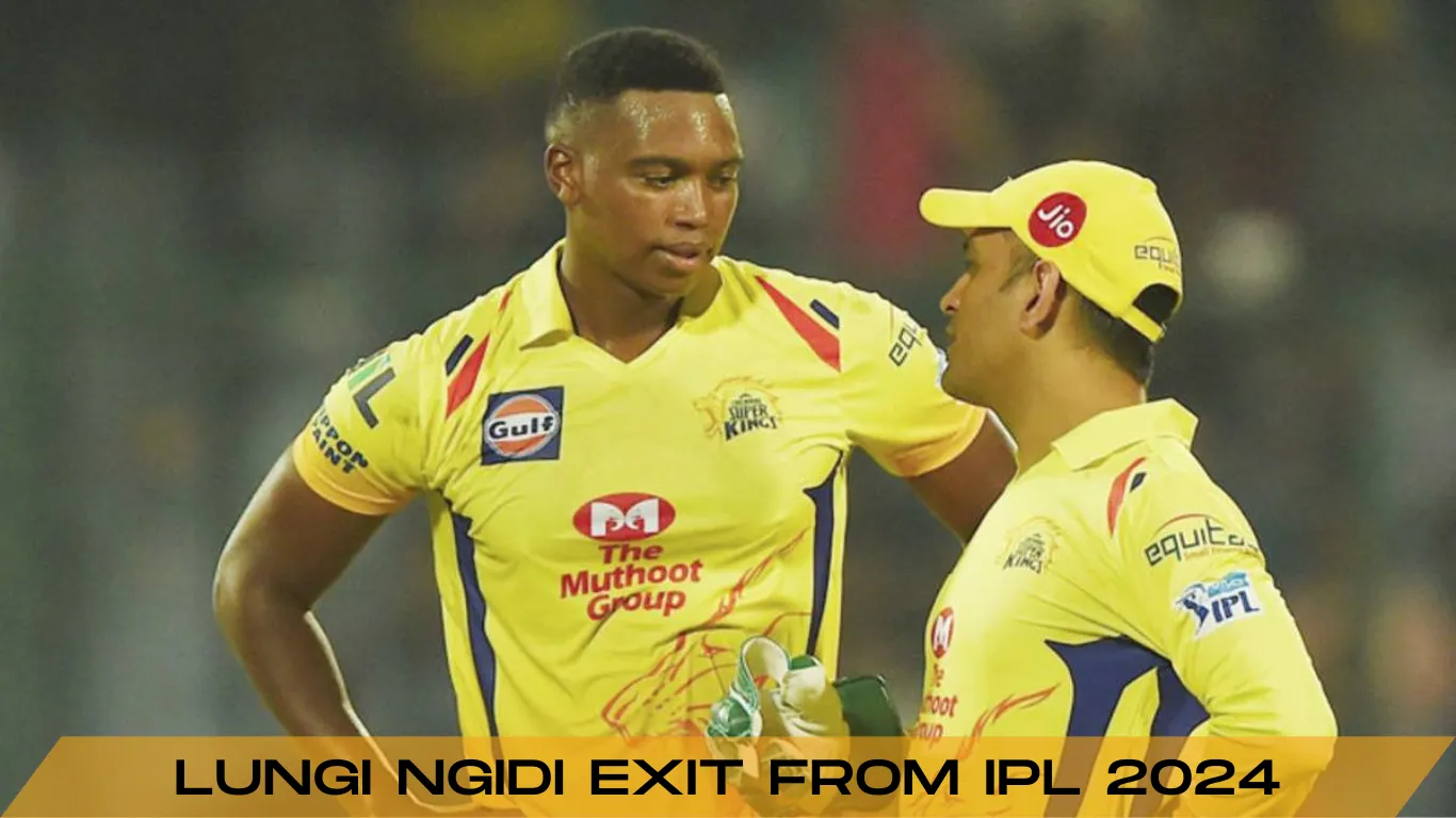 lungi ngidi exit from ipl 2024