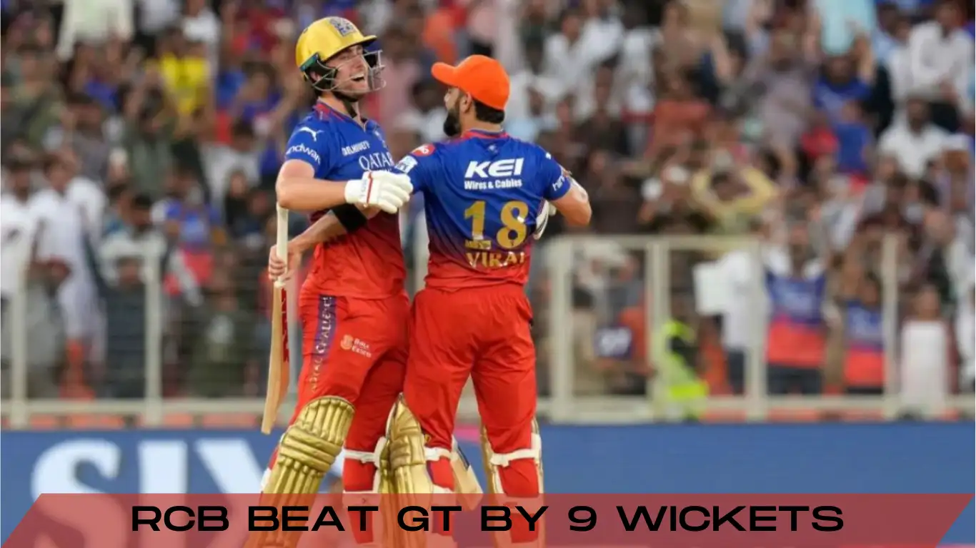 rcb beat gt by 9 wickets