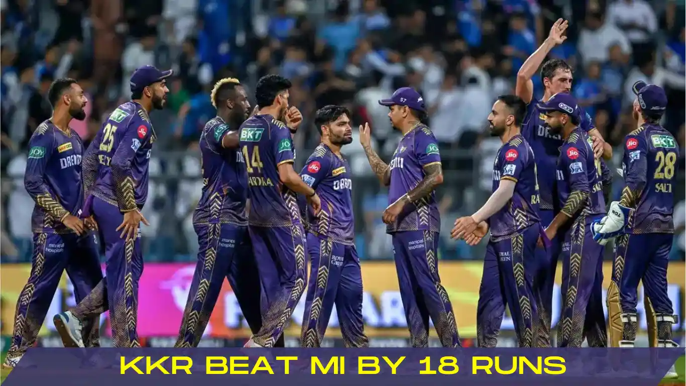 kkr beat mi by 18 runs