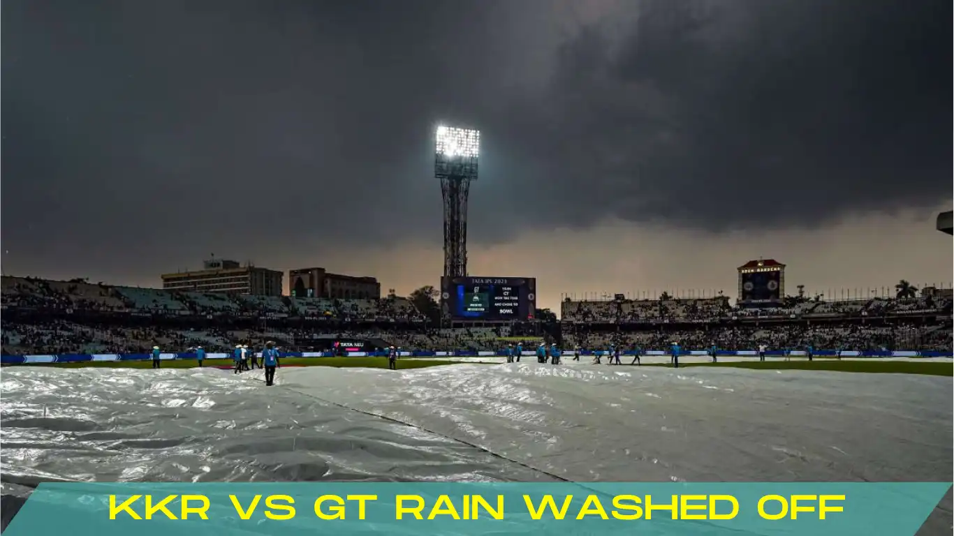 kkr vs gt rain washed off