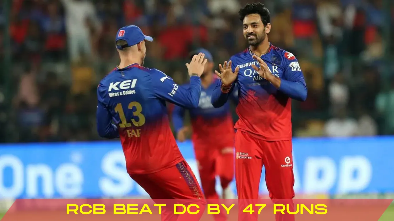rcb beat dc by 47 runs