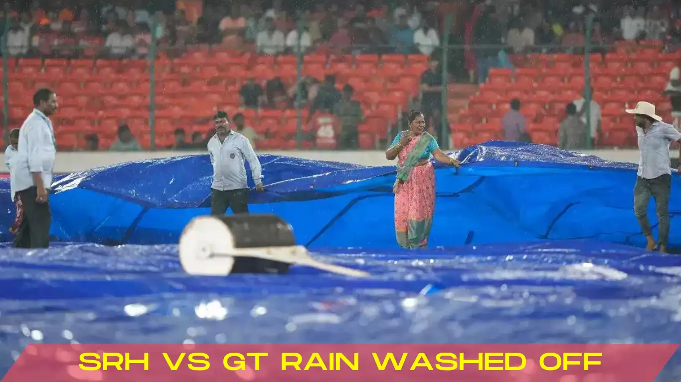srh vs gt rain washed off