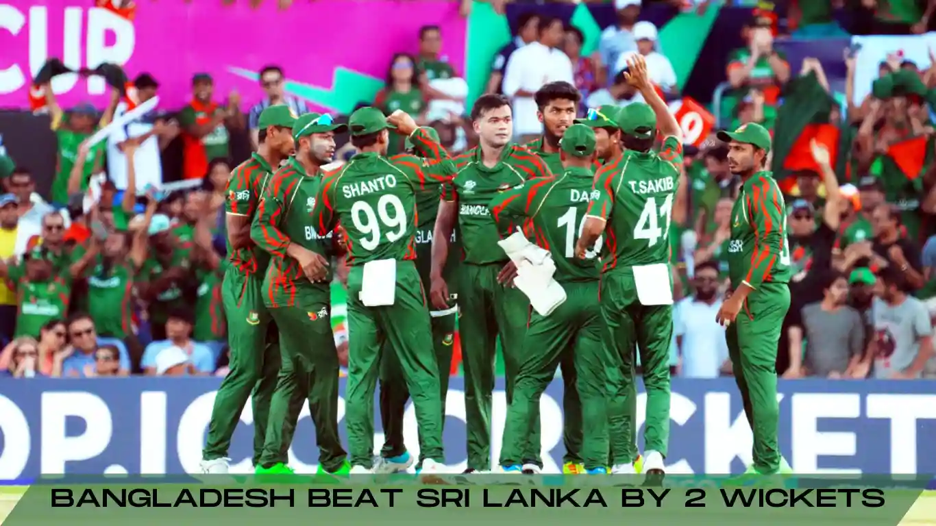 bangladesh beat sri lanka by 2 wickets