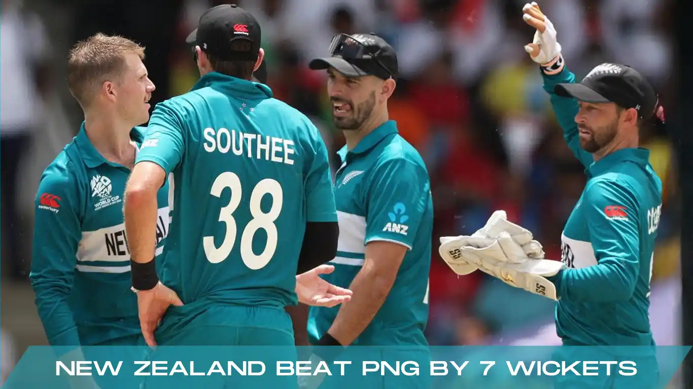 new zealand beat png by 7 wickets