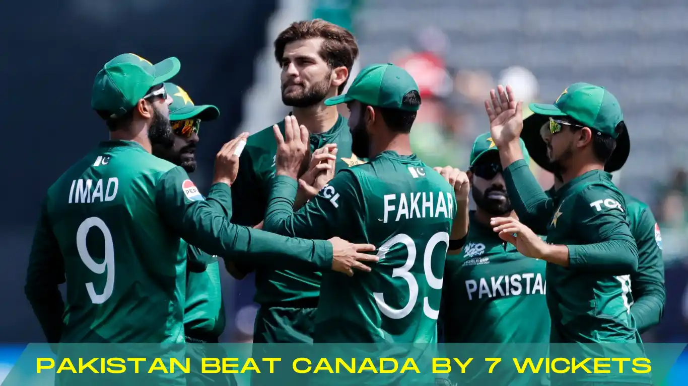 pakistan beat canada by 7 wickets