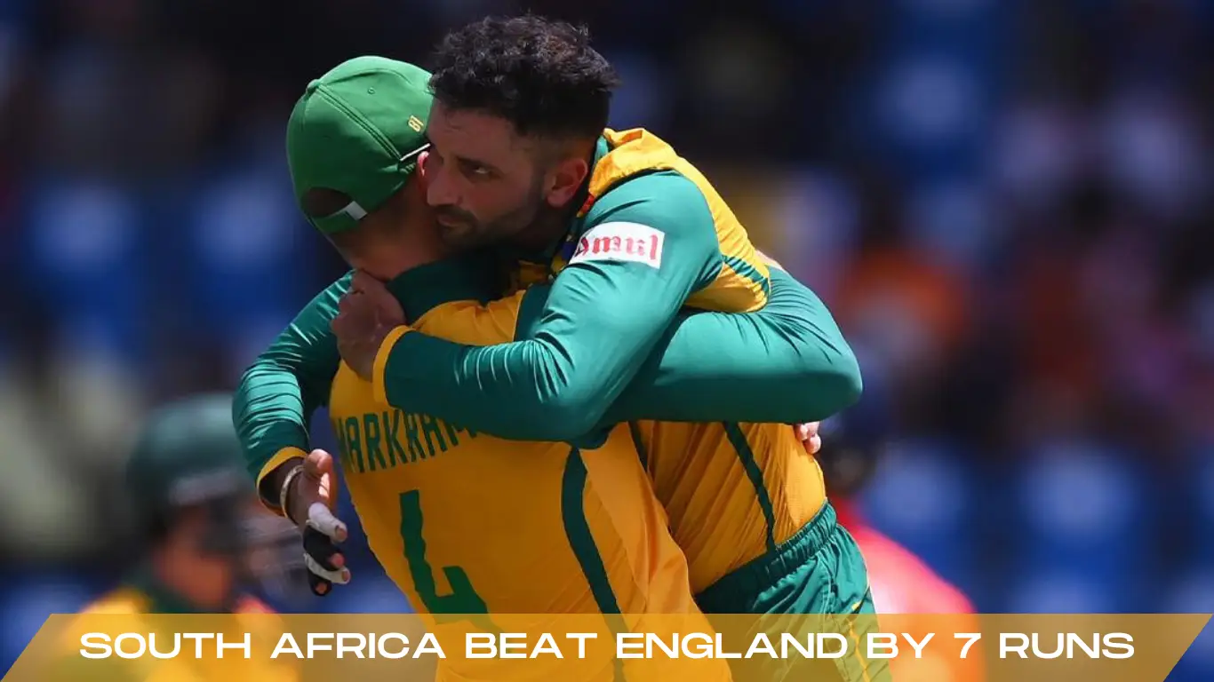 south africa beat england by 7 runs