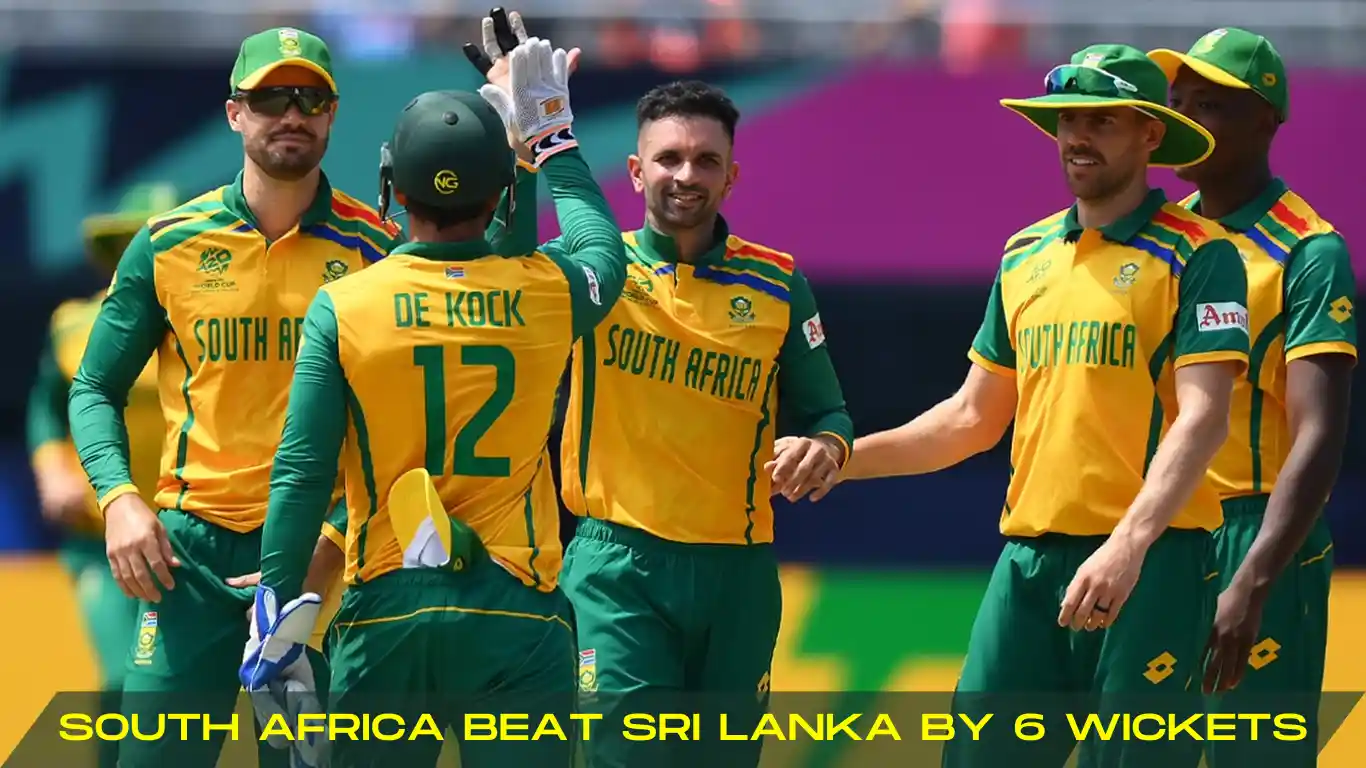 south africa beat sri lanka by 6 wickets