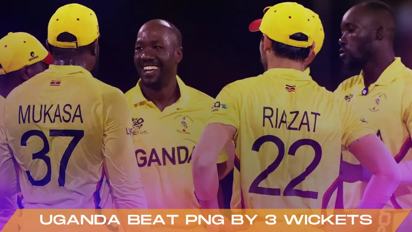 uganda beat png by 3 wickets