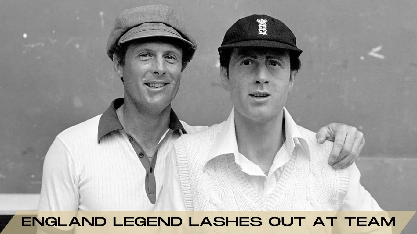 England Legend Lashes Out at Team