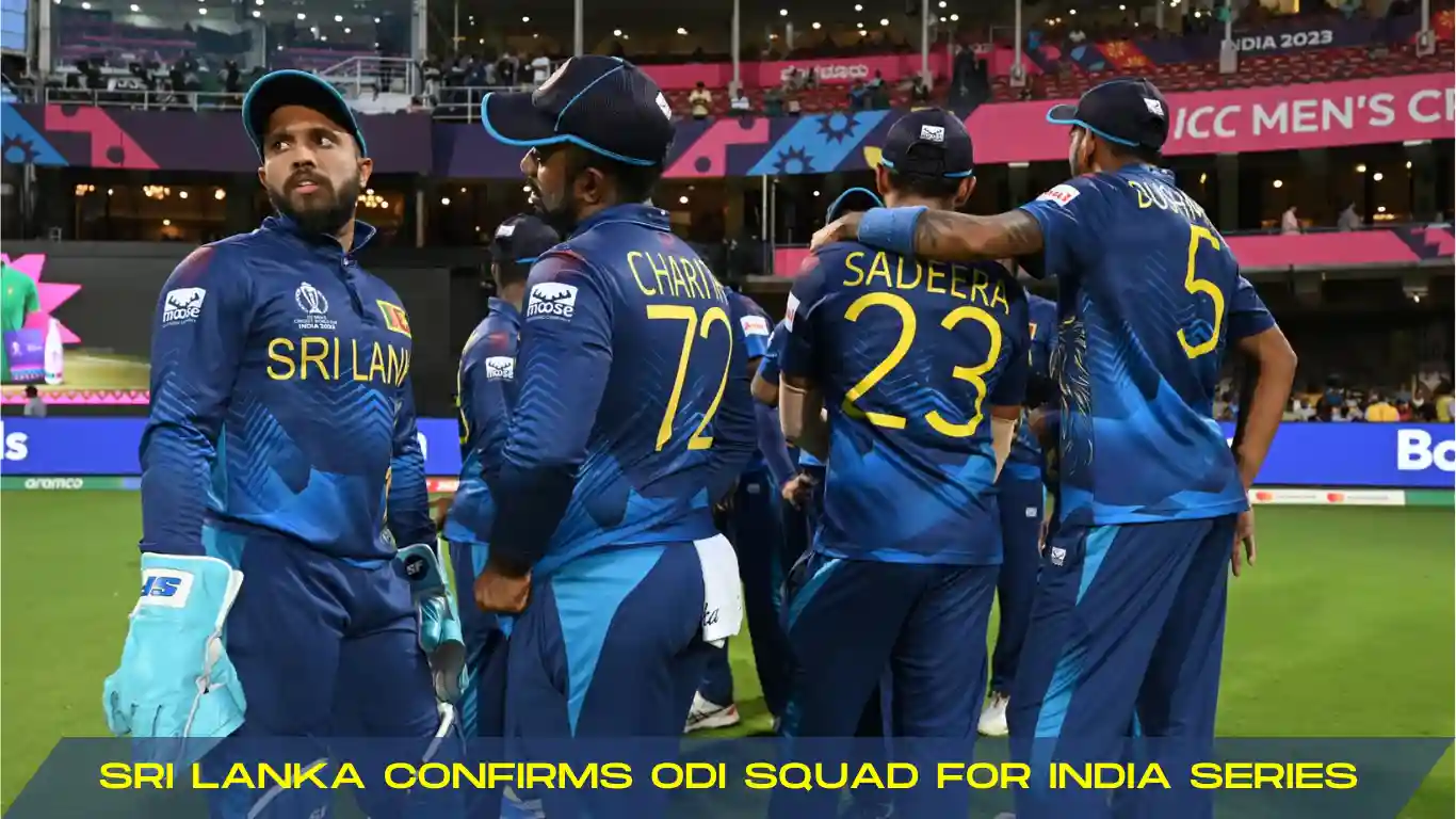 Sri Lanka Confirms ODI Squad for India Series