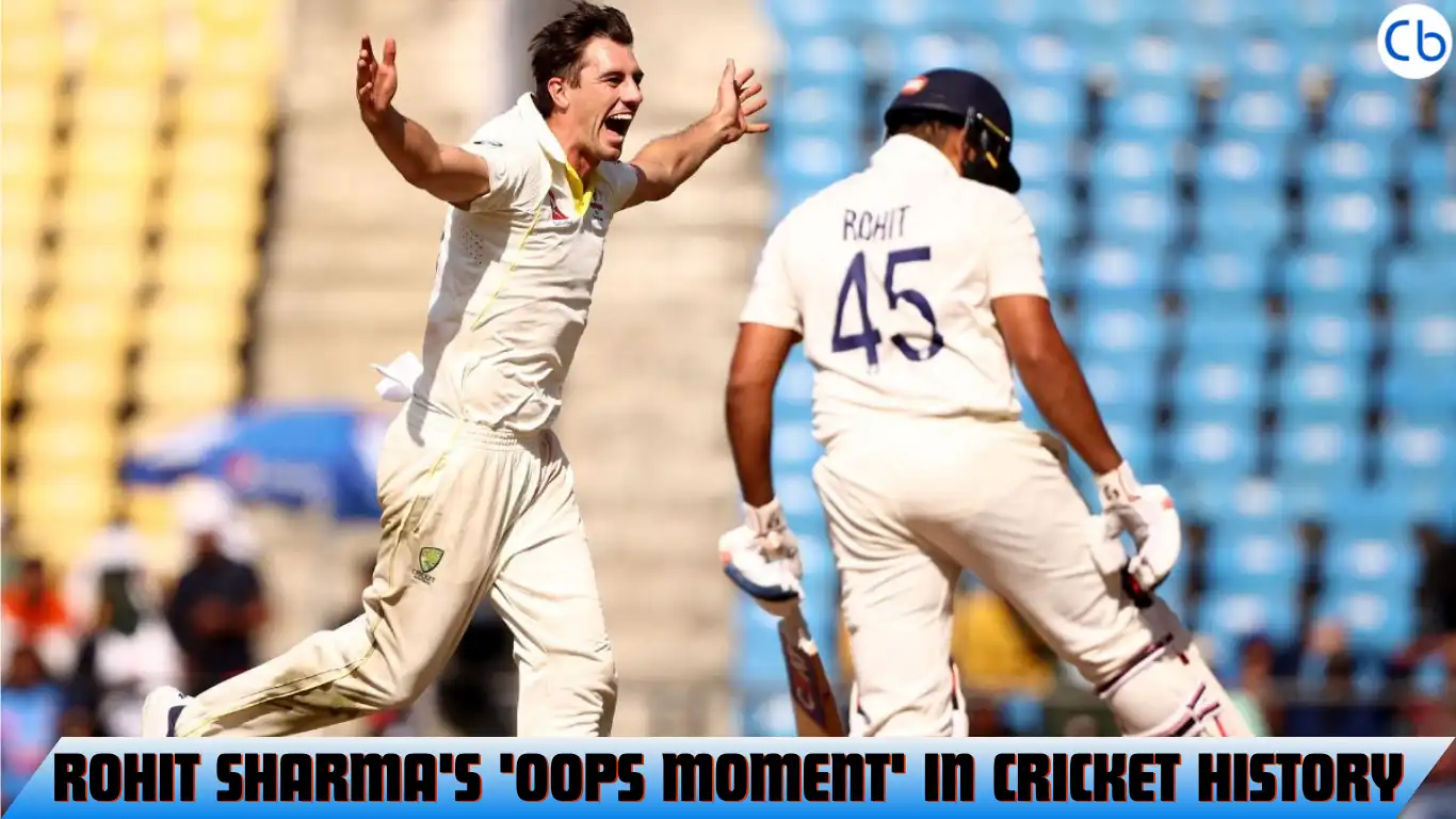 Rohit Sharma 'Oops Moment' in Cricket History