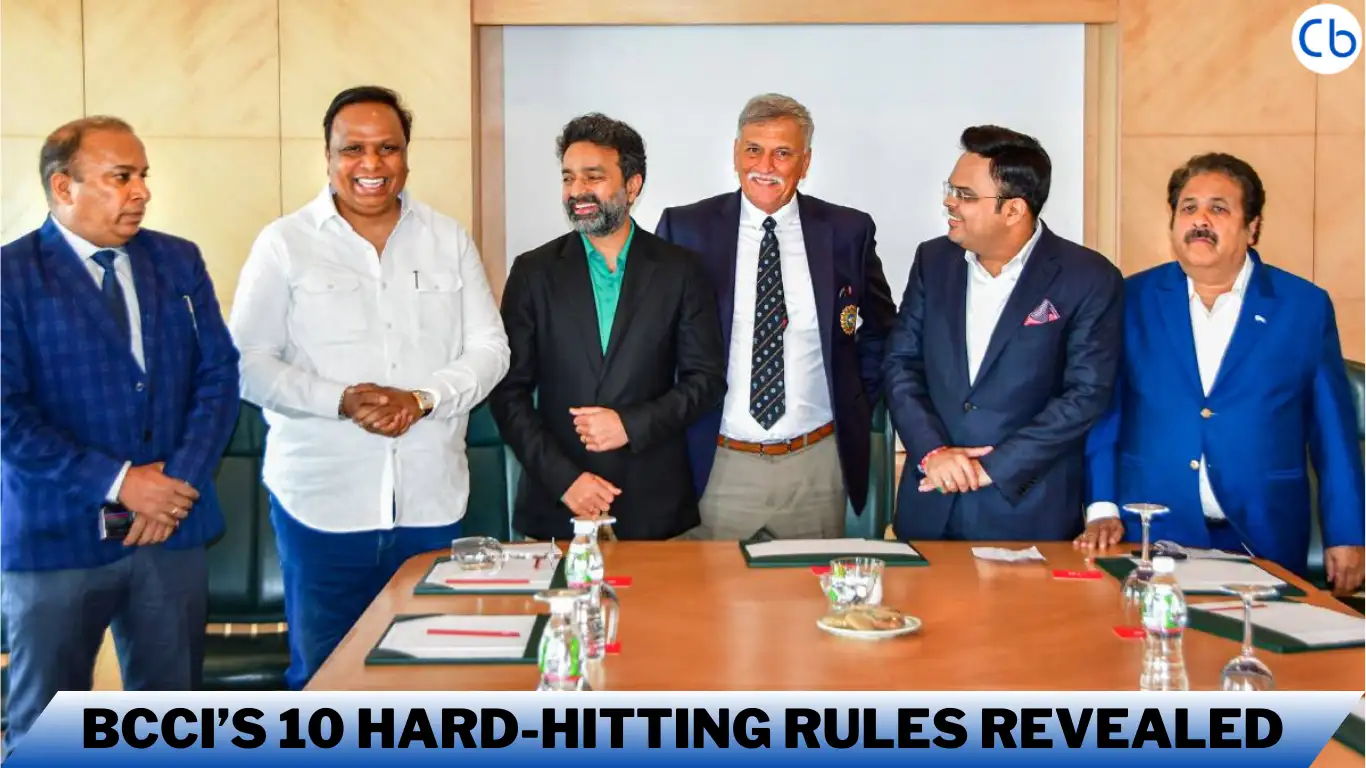 BCCI’s 10 Hard-Hitting Rules Revealed