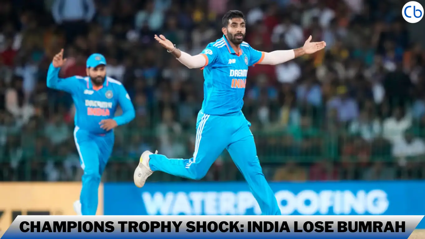 Champions Trophy Shock India Lose Bumrah