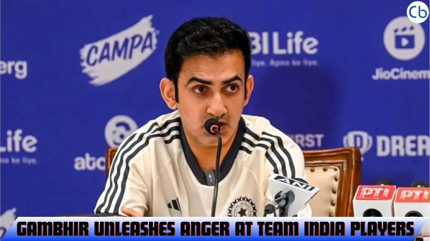 Gambhir Unleashes Anger at Team India Players