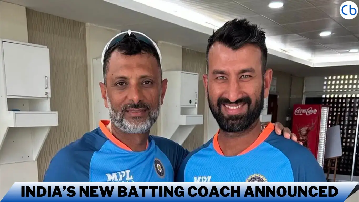 India’s New Batting Coach Announced