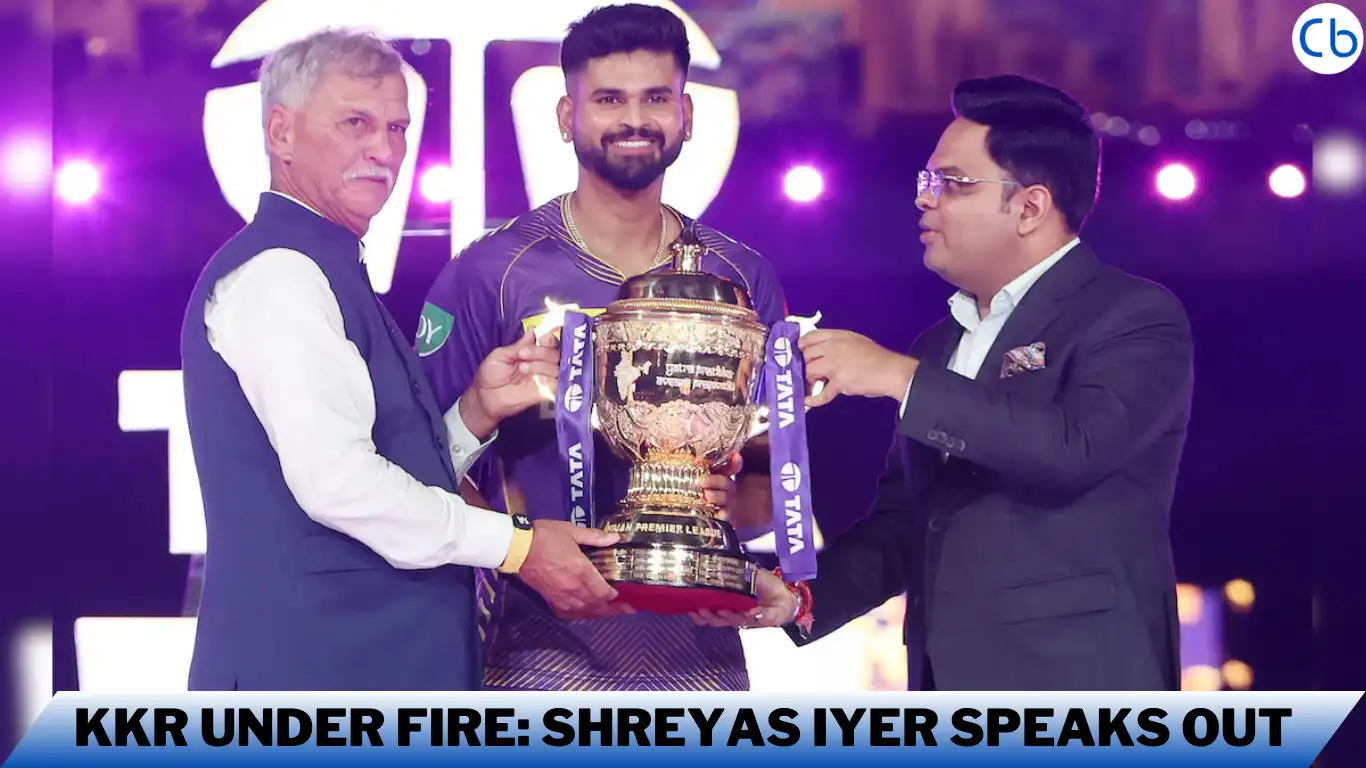 KKR Under Fire Shreyas Iyer Speaks Out