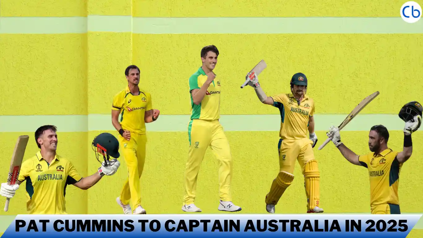 Pat Cummins to Captain Australia in 2025
