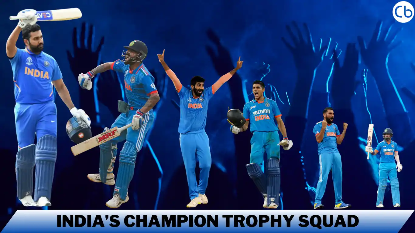 india’s champion trophy squad