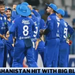 Afghanistan Hit with Big Blow