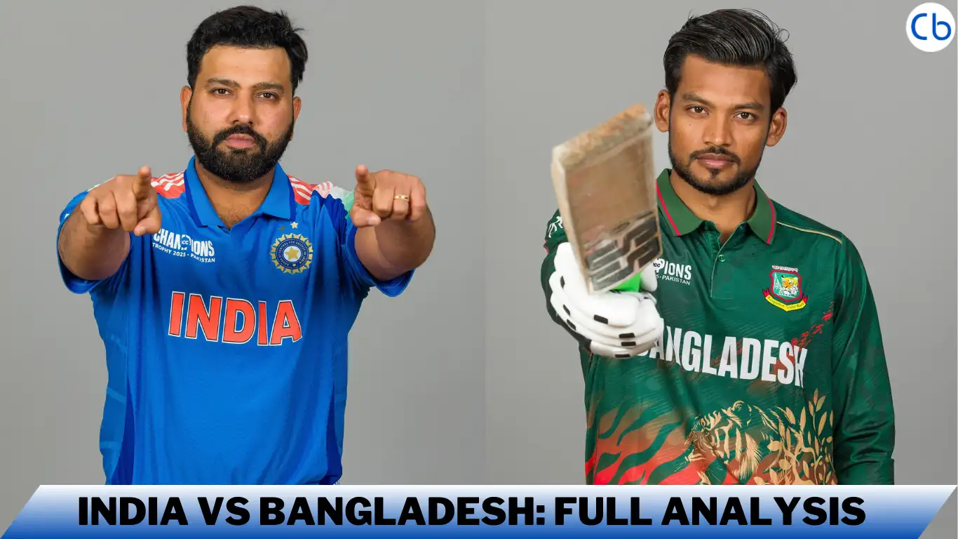 India (IND) vs bangladesh (BAN) full analysis