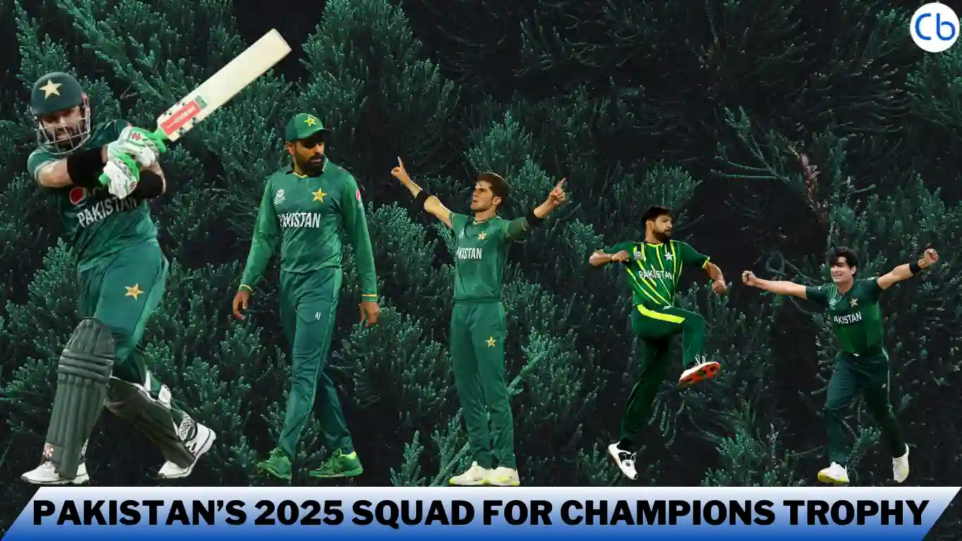 Pakistan’s 2025 Squad for Champions Trophy